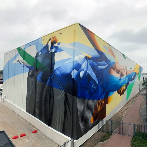 das größte mural in den Niederlanden
